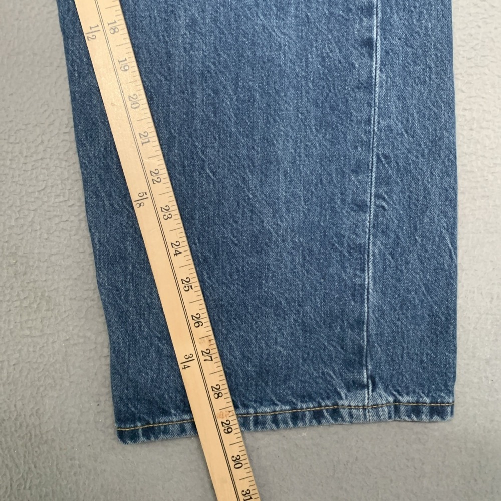 Women's Banana Republic Premium Denim Mid-Rise Loose Stovepipe Jeans 32P (35x29) - Picture 7 of 9